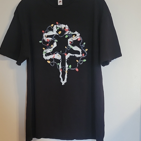 Generic Other - Fox Racing Black T-Shirt with Graphic Design